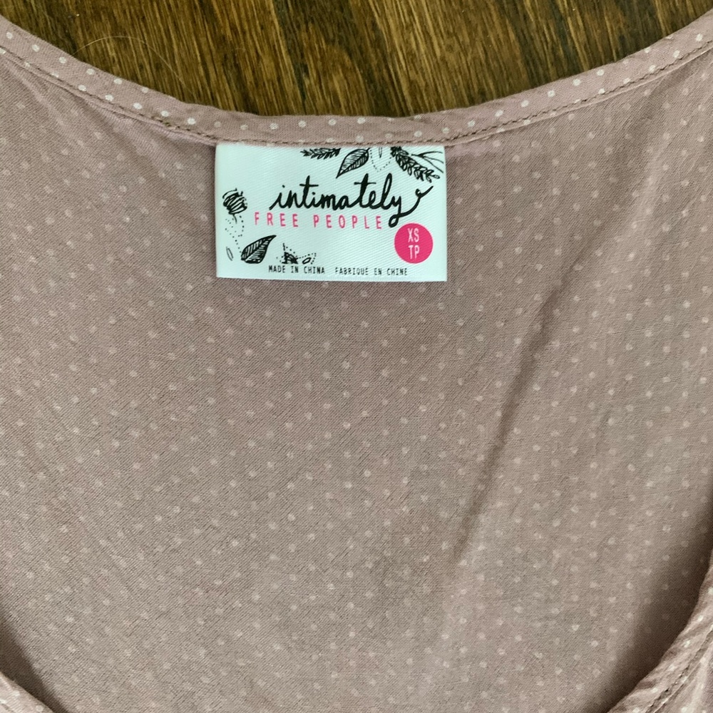 FREE PEOPLE VOILE AND LACE SLIP DRESS - Picture 2 of 5